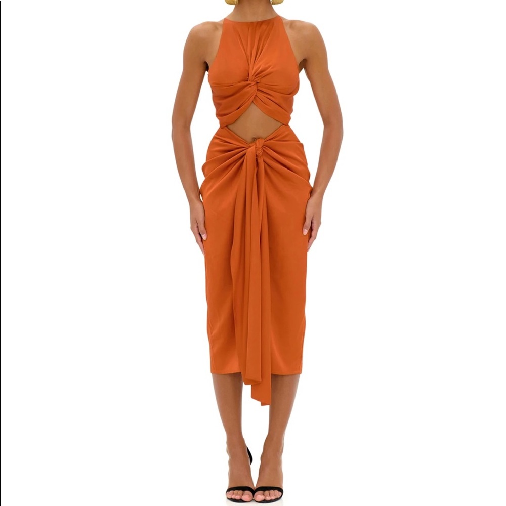 Andrea Iyamah Reni Cut Out Dress - M